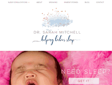 Tablet Screenshot of helpingbabiessleep.com